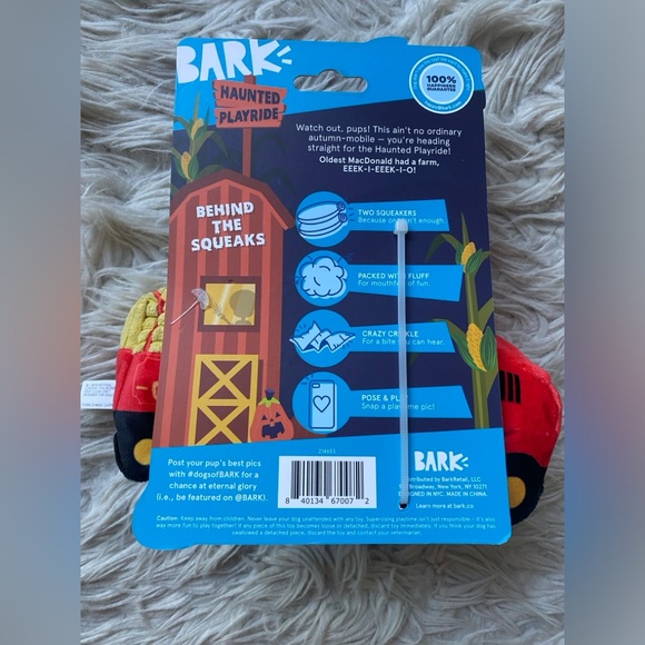 NEW BARK halloween haunted playride dog toy for small-medium dogs (0-50lbs) - Picture 3 of 3